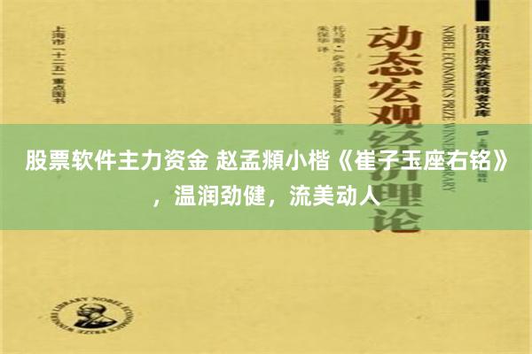 股票软件主力资金 赵孟頫小楷《崔子玉座右铭》，温润劲健，流美动人