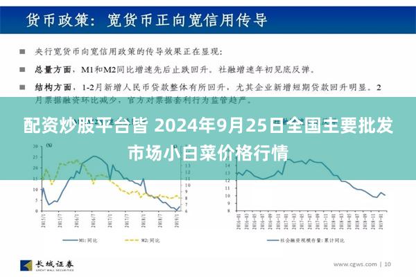 配资炒股平台皆 2024年9月25日全国主要批发市场小白菜价格行情