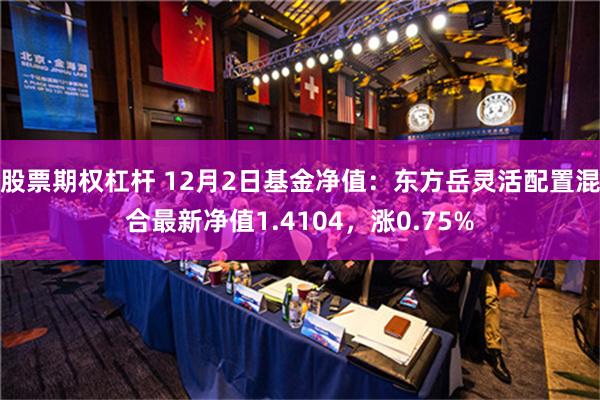 股票期权杠杆 12月2日基金净值：东方岳灵活配置混合最新净值1.4104，涨0.75%