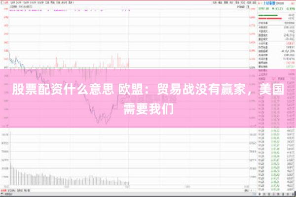 股票配资什么意思 欧盟：贸易战没有赢家，美国需要我们